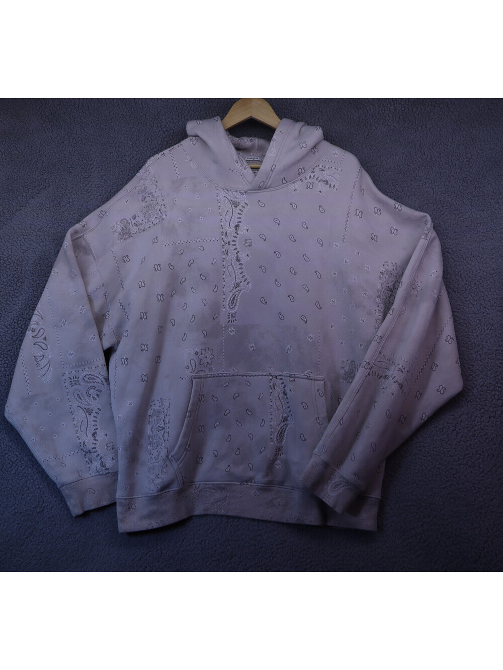 Abercrombie & Fitch Hoodie Large Soft AF Paisley Bandana